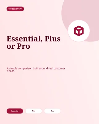 Product Comparison — Burgundy Studio — editable white product template, instagram portrait