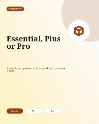 Product Comparison — Editorial Amber — editable white product template, instagram portrait
