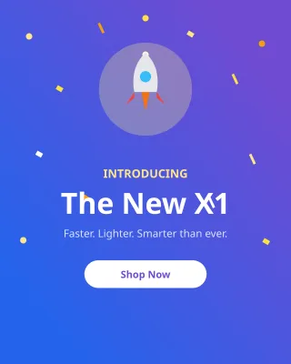Product Launch — editable purple product template, instagram portrait