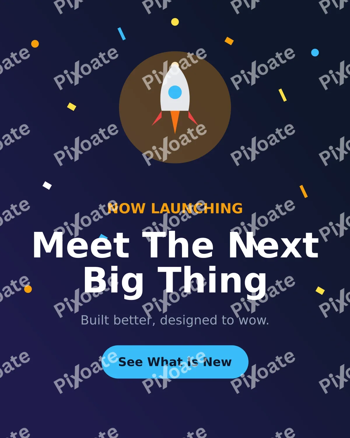 Product Launch Product Launch — editable blue product template, instagram portrait