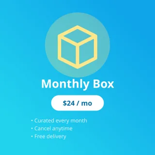 Subscription — editable blue product template, instagram post
