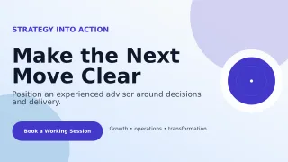 Aurora Business Consultant Wide Ad — editable white professional services template, youtube thumbnail