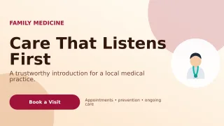 Aurora Doctor Practice Wide Ad — editable white professional services template, youtube thumbnail