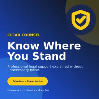 Aurora Legal Practice Social Post — editable blue professional services template, instagram post