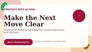 Botanical Business Consultant Wide Ad — editable white professional services template, youtube thumbnail