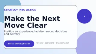 Glass Business Consultant Wide Ad — editable white professional services template, youtube thumbnail