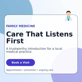 Glass Doctor Practice Social Post — editable white professional services template, instagram post