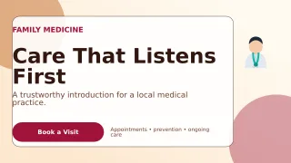 Glass Doctor Practice Wide Ad — editable white professional services template, youtube thumbnail