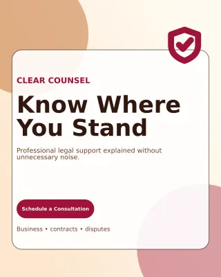 Glass Legal Practice Poster — editable white professional services template, instagram portrait