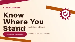 Kinetic Legal Practice Wide Ad — editable white professional services template, youtube thumbnail