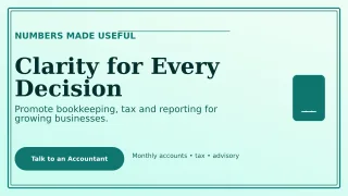 Luxe Accounting Service Wide Ad — editable white professional services template, youtube thumbnail