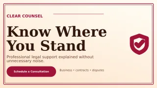 Luxe Legal Practice Wide Ad — editable white professional services template, youtube thumbnail