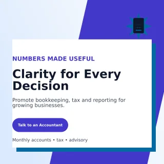 Neo Accounting Service Social Post — editable white professional services template, instagram post