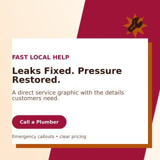 Neo Plumbing Service Social Post — editable white professional services template, instagram post