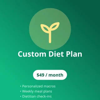 Diet Plan — editable green professional services template, instagram post