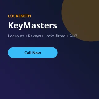 Locksmith Services — editable blue professional services template, instagram post