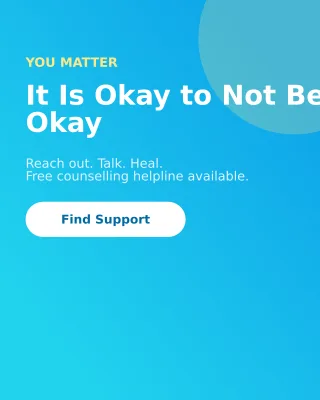 Mental Health Awareness — editable blue professional services template, instagram portrait