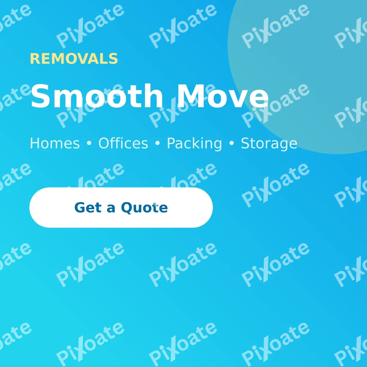 Moving Company Moving Company — editable blue professional services template, instagram post