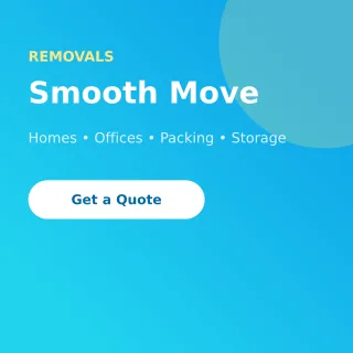 Moving Company — editable blue professional services template, instagram post