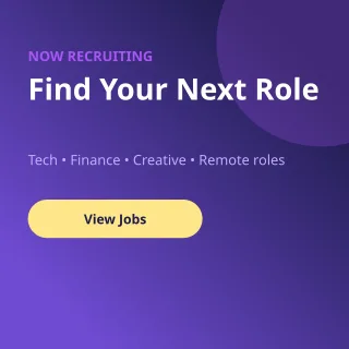 Recruiter — editable blue professional services template, instagram post