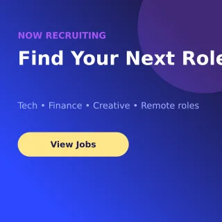 Recruiter Recruiter — editable blue professional services template, instagram post