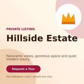 Aurora Luxury Villa Social Post — editable white real estate template, instagram post