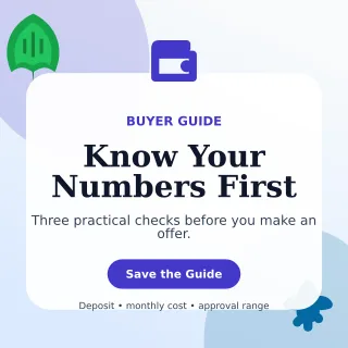 Botanical Mortgage Tips Social Post — editable white real estate template, instagram post
