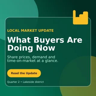 Glass Property Market Report Social Post — editable black real estate template, instagram post