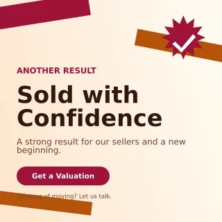 Kinetic Property Sold Social Post — editable white real estate template, instagram post