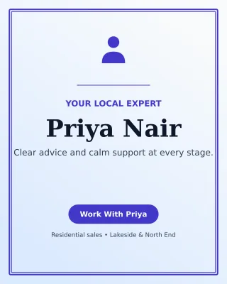 Luxe Agent Profile Poster — editable white real estate template, instagram portrait
