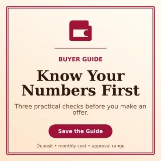 Luxe Mortgage Tips Social Post — editable white real estate template, instagram post