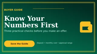 Luxe Mortgage Tips Wide Ad — editable black real estate template, youtube thumbnail