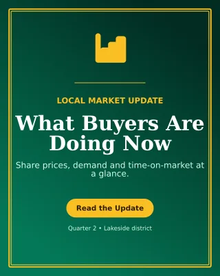 Luxe Property Market Report Poster — editable black real estate template, instagram portrait