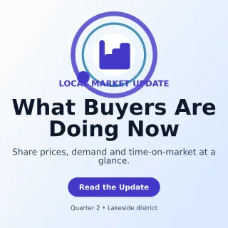 Orbit Property Market Report Social Post — editable white real estate template, instagram post