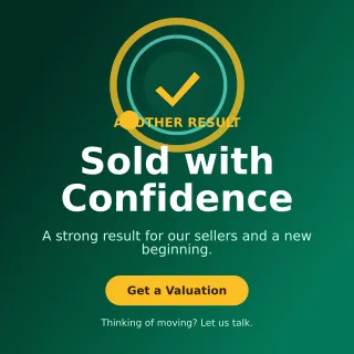 Orbit Property Sold Social Post — editable black real estate template, instagram post