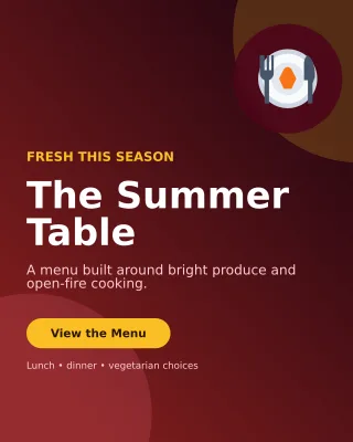 Aurora Seasonal Menu Offer Poster — editable black restaurant template, instagram portrait