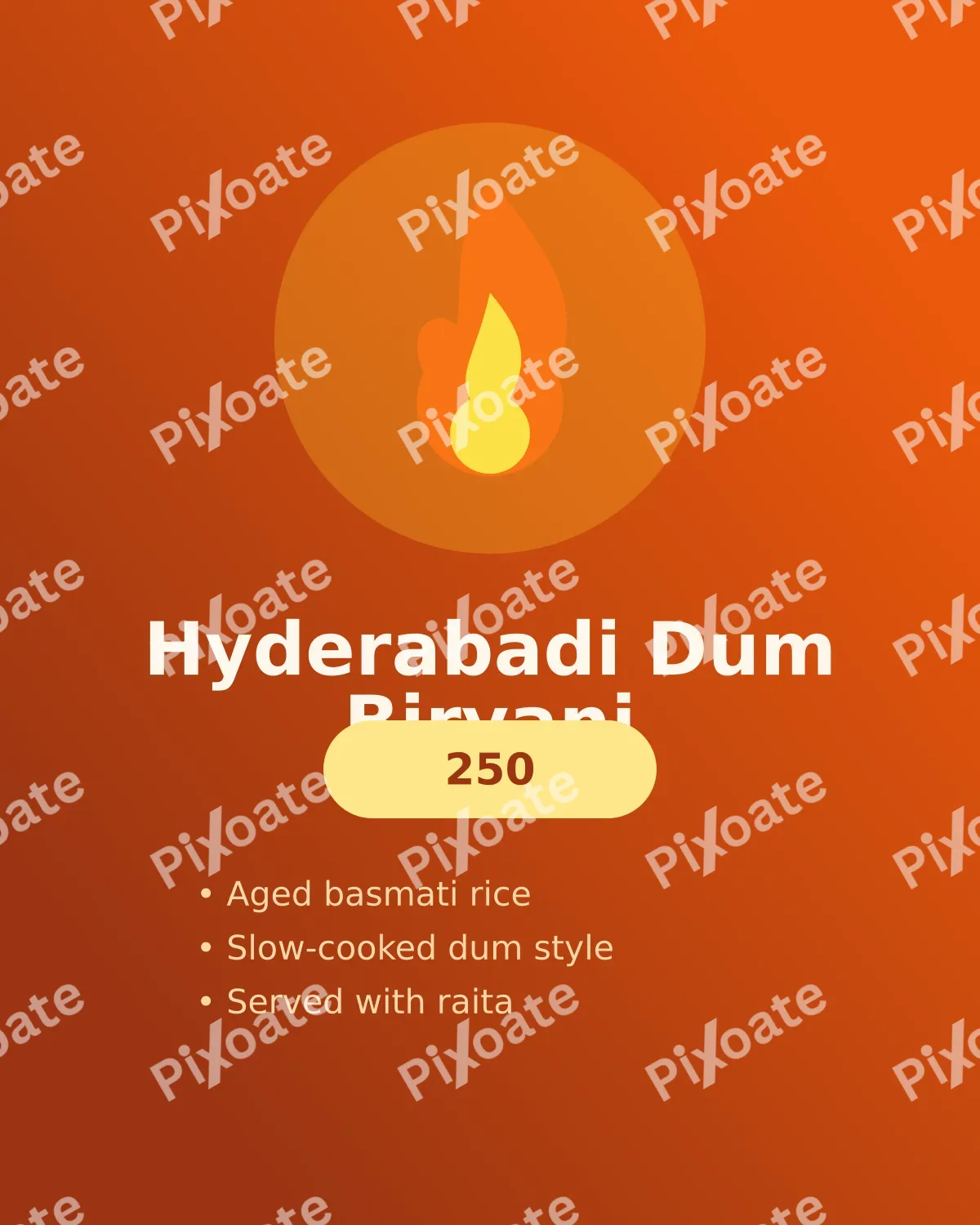 Biryani Special Biryani Special — editable brown restaurant template, instagram portrait