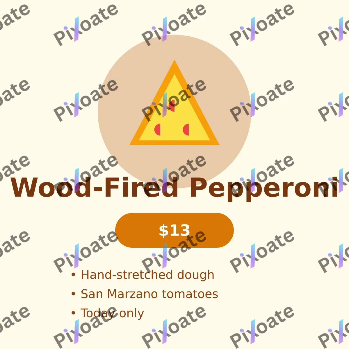 Daily Special Daily Special — editable white restaurant template, instagram post