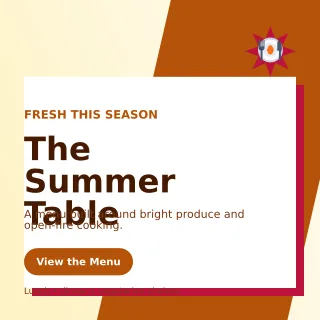 Neo Seasonal Menu Social Post — editable white restaurant template, instagram post