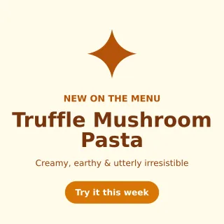 New Dish — editable white restaurant template, instagram post