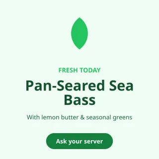 Todays Special — editable white restaurant template, instagram post