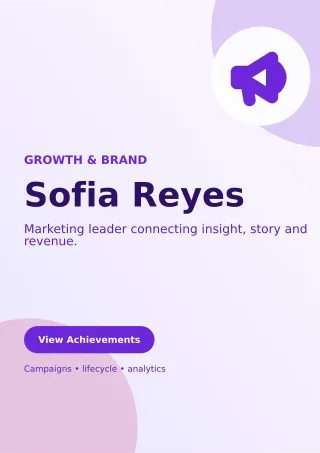 Aurora Marketing Manager Resume Creative Resume — editable white résumé and career template, a4 print