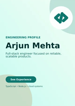 Aurora Software Engineer Resume Creative Resume — editable white résumé and career template, a4 print