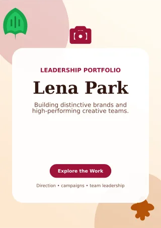Botanical Creative Director Resume Creative Resume — editable white résumé and career template, a4 print