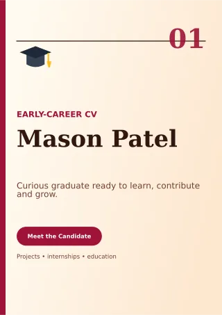Editorial Graduate Resume Creative Resume — editable white résumé and career template, a4 print