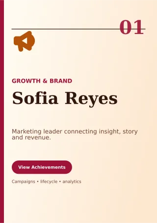 Editorial Marketing Manager Resume One-page Resume — editable white résumé and career template, a4 print