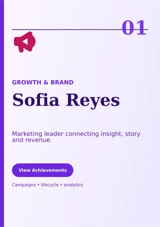 Editorial Marketing Manager Resume Professional CV — editable white résumé and career template, a4 print