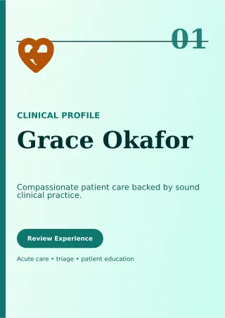 Editorial Nurse Resume Professional CV — editable white résumé and career template, a4 print