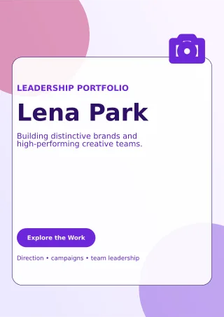 Glass Creative Director Resume Creative Resume — editable white résumé and career template, a4 print