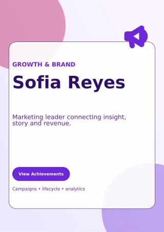 Glass Marketing Manager Resume Creative Resume — editable white résumé and career template, a4 print